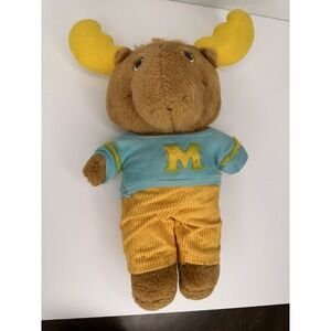Vintage Get Along‎ Gang Montgomery Moose 14" Stuffed Plush Animal Tomy 1984